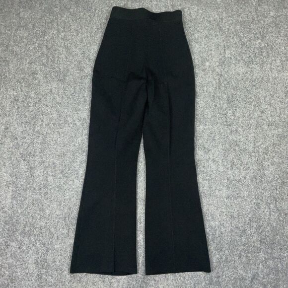 ALC A.L.C. Pants Womens Size S Black Ponte Cropped Ankle Flare - Picture 8 of 9